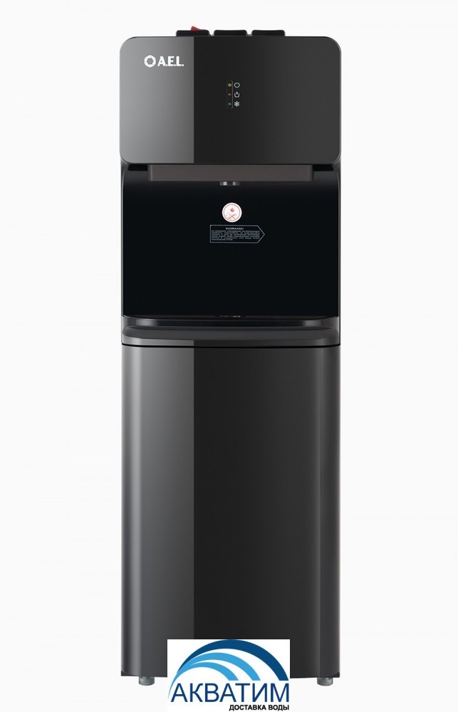 Компрессорный кулер для воды с компрессорным охлаждением lc-ael-420 black